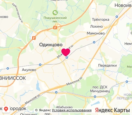 На карте