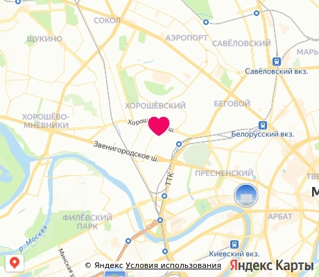 На карте