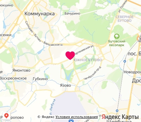 На карте