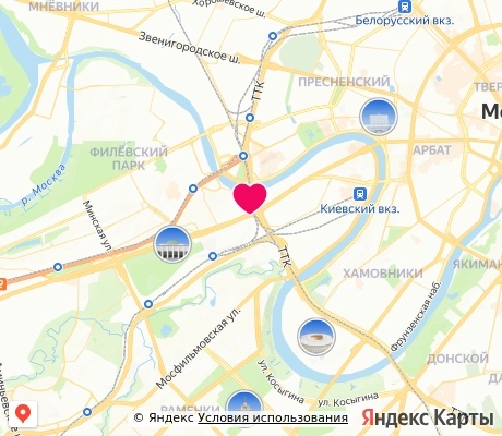 На карте