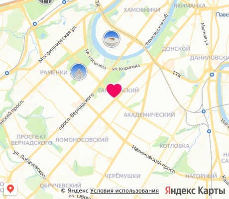 На карте