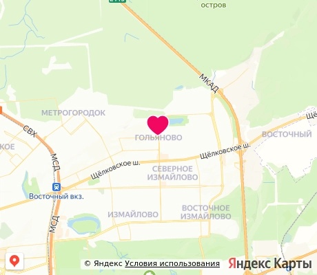 На карте