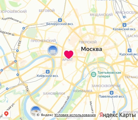 На карте