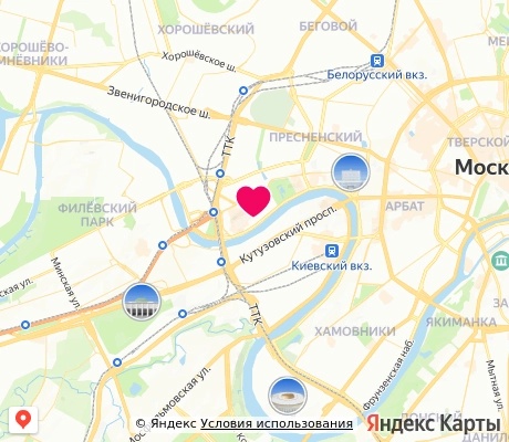 На карте