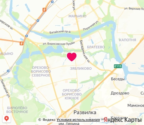 На карте