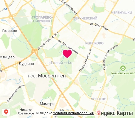 На карте