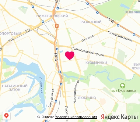 На карте