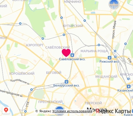На карте