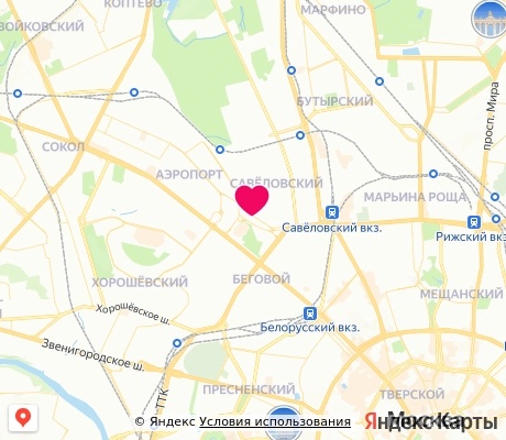 На карте
