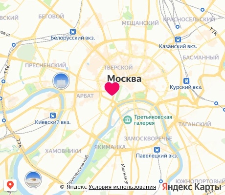 На карте