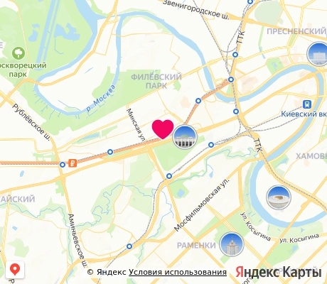 На карте