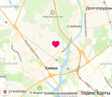 На карте
