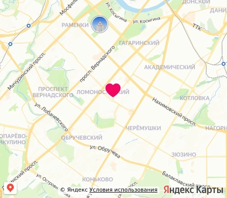 На карте