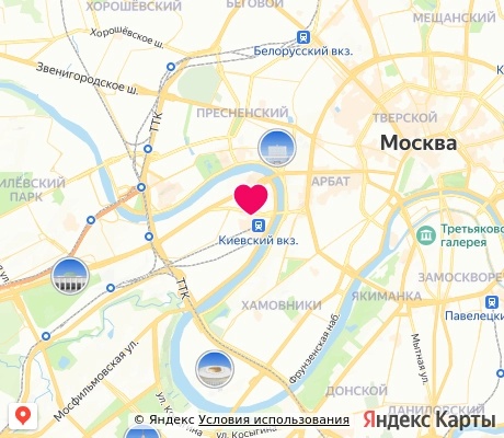 На карте