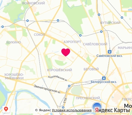 На карте
