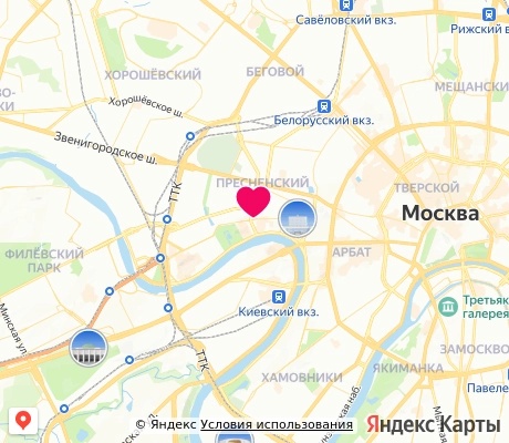 На карте