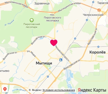 На карте