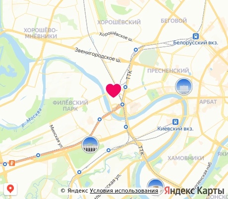 На карте