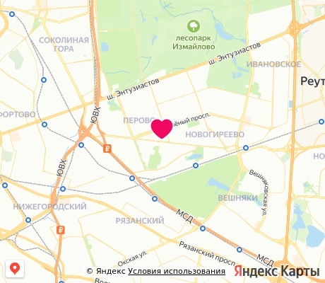 На карте
