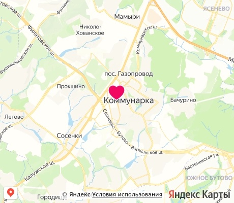 На карте
