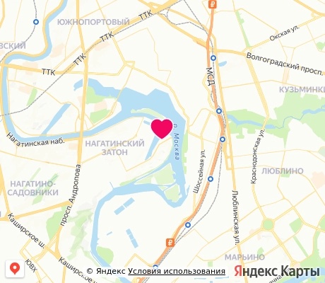 На карте