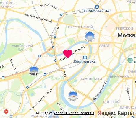 На карте