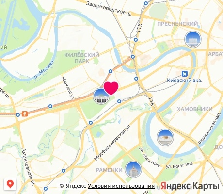 На карте