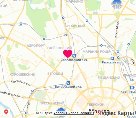 На карте