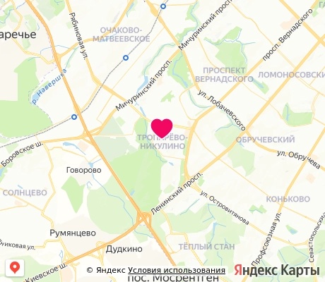 На карте