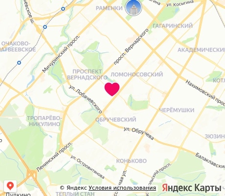 На карте
