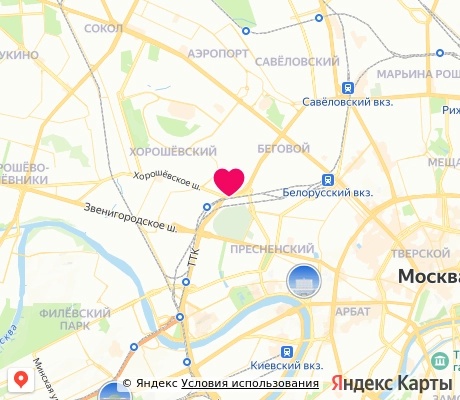 На карте