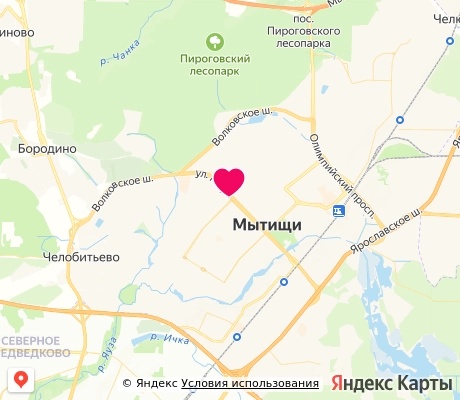 На карте