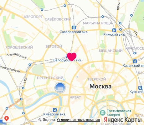 На карте
