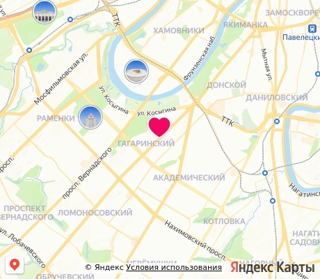 На карте