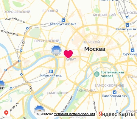 На карте