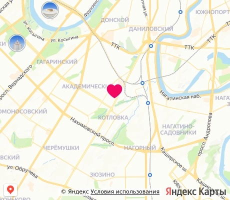 На карте