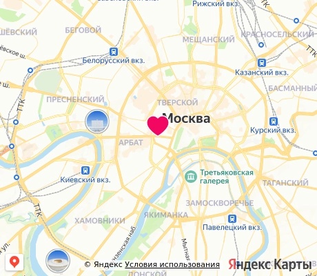 На карте