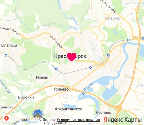 На карте