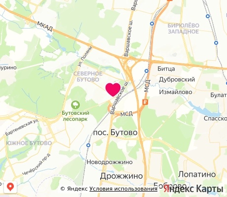 На карте
