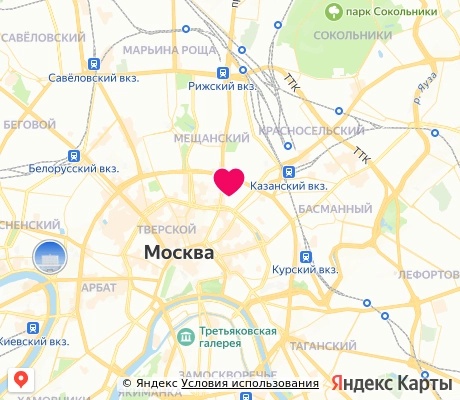 На карте