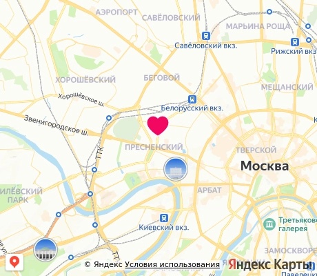 На карте