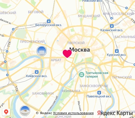 На карте