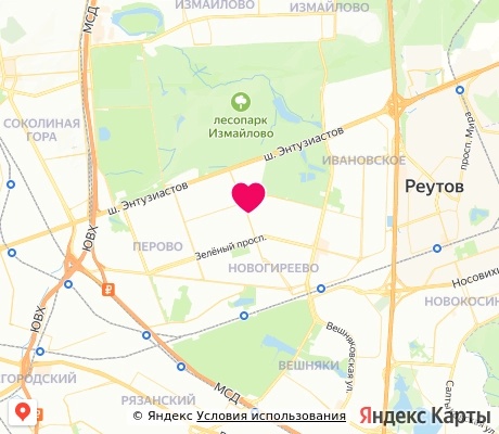 На карте