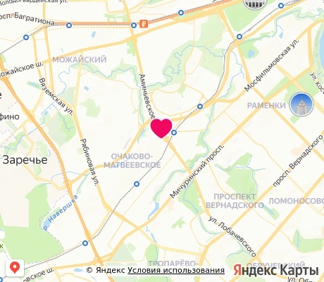 На карте