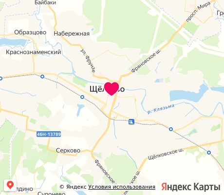 На карте