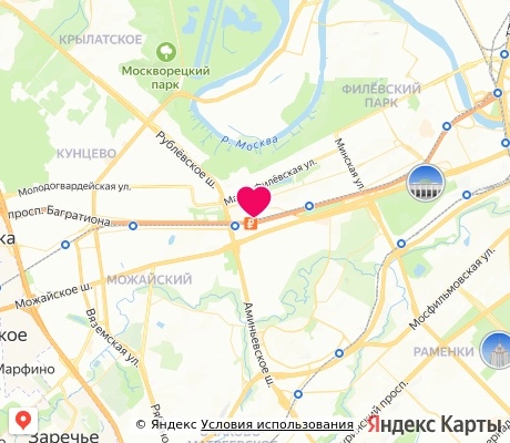 На карте