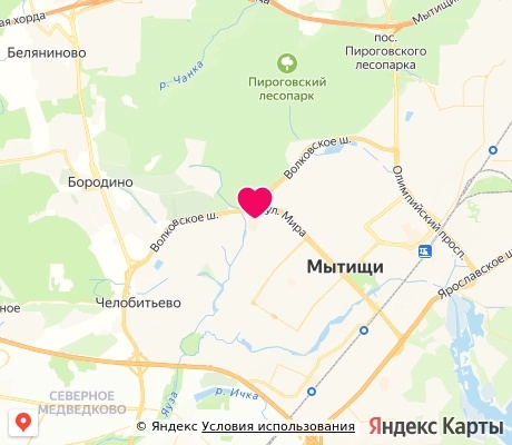 На карте
