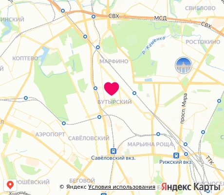 На карте
