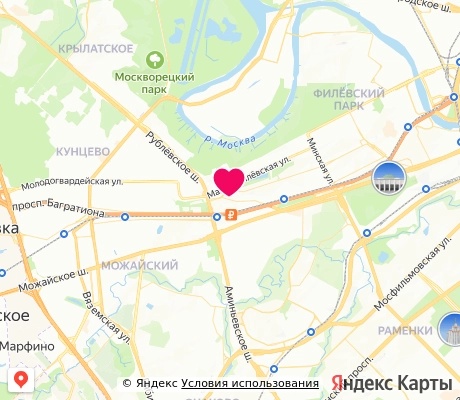 На карте