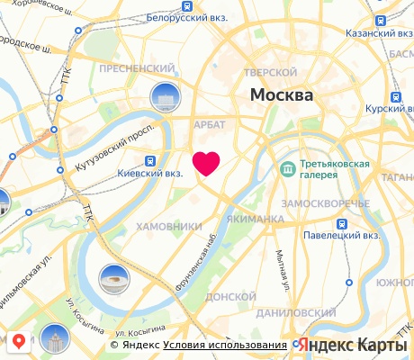 На карте